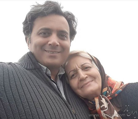 مجید اخشابی و مادرش