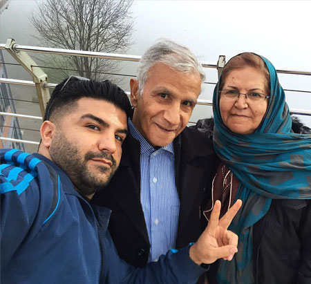 مجید خراطها و پدرو مادرش