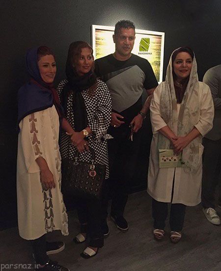 علی دایی و همسرش به همراه تهمینه میلانی