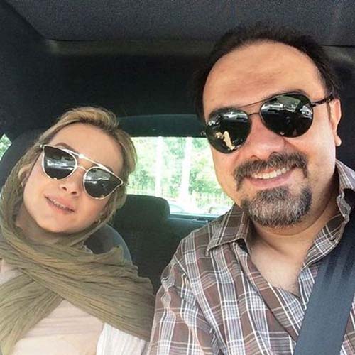 برزو ارجمند و همسرش