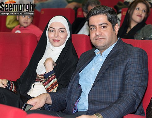 آزاده نامداری و همسرش