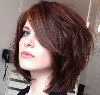 آرایش مو ویژه صورت های گرد زیبا و جذاب