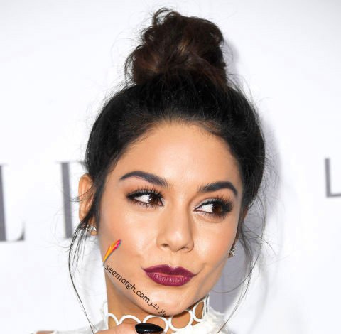 آرایش ونسا هاجنز Vanessa Hudgens در میهمانی مجله ال Elle