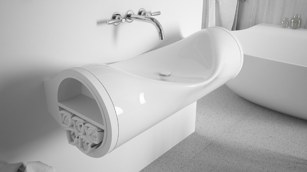 طراحی زیبای سینک دستشویی مدرن و خاص