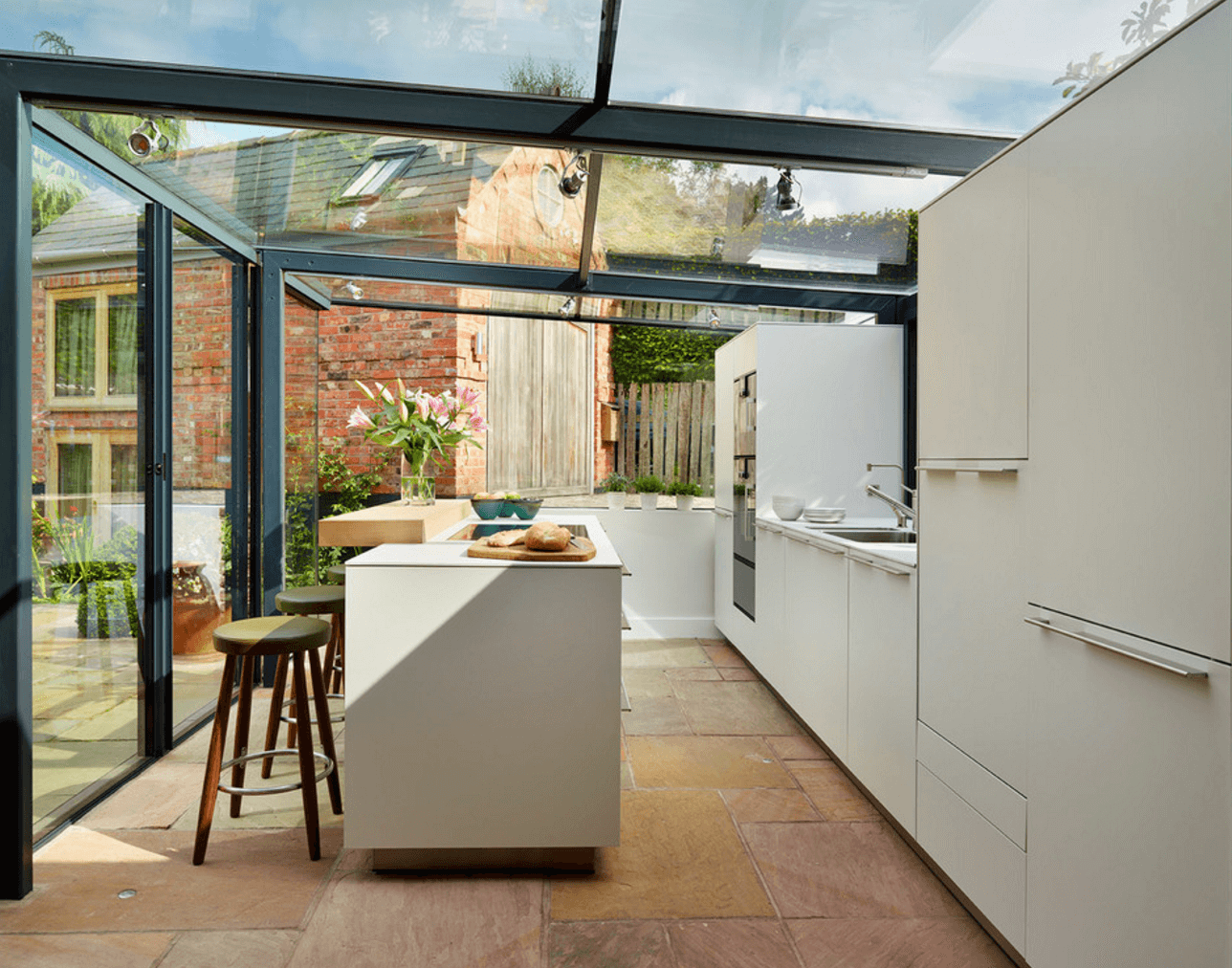 آشپزخانه مدرن، آشپزخانه زیبا و خلاقانه در خانه روستایی انگلیسی
