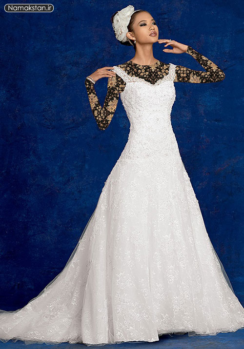 مدل لباس عروس شیک، لباس عروس ساده اروپایی، گالری لباس عروس زیبا و شیک 