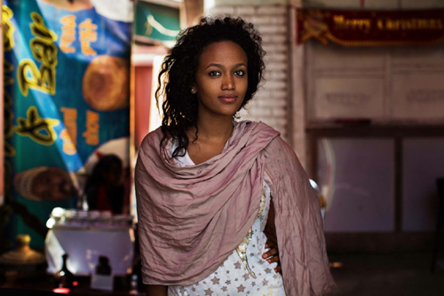 دختری زیبا اهل اتیوپی
