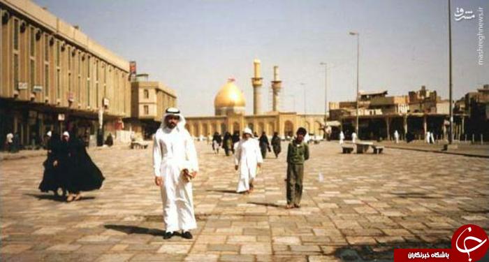 تصویری از بارگاه حضرت ابالفضل العباس در سال 1990 میلادی