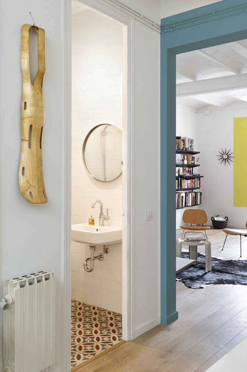 آپارتمان های رنگارنگ و مدرن با دکوراسیون هنری در بارسلونا