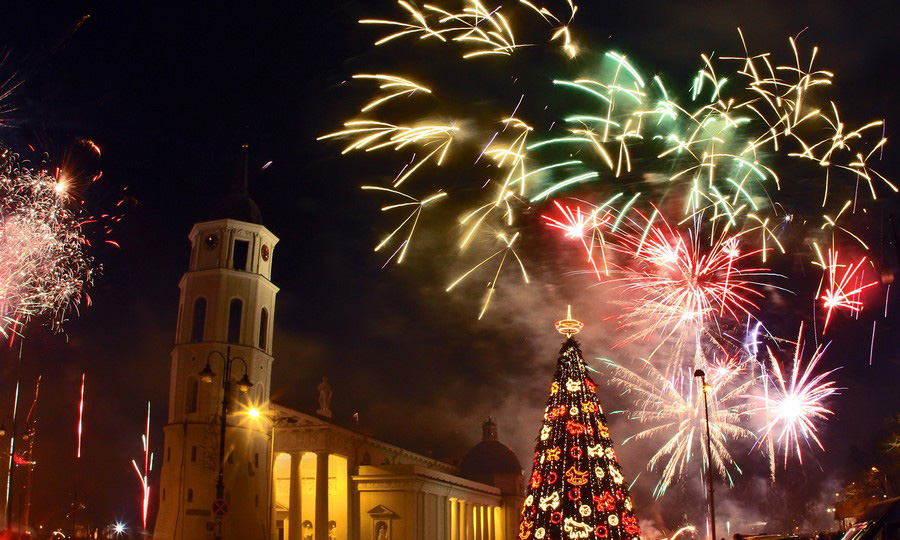 جشن سال نو در مادرید، اسپانیا