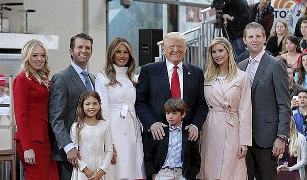 همسر و فرزندان دونالد ترامپ رئیس جمهور جدید آمریکا