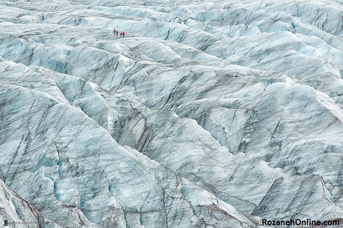 یخچال های طبیعی Skaftafell در ایسلند