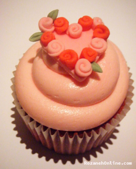 کاپ کیک مخصوص ویژه ی ولنتاین
