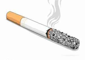 سیگار قاتل نیمی از مبتلایان به سرطان