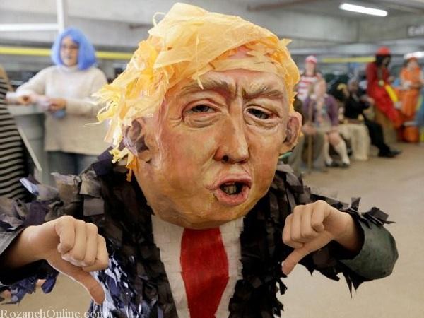 عکس های عجیب و خنده دار دونالد ترامپ رئیس جمهور آمریکا