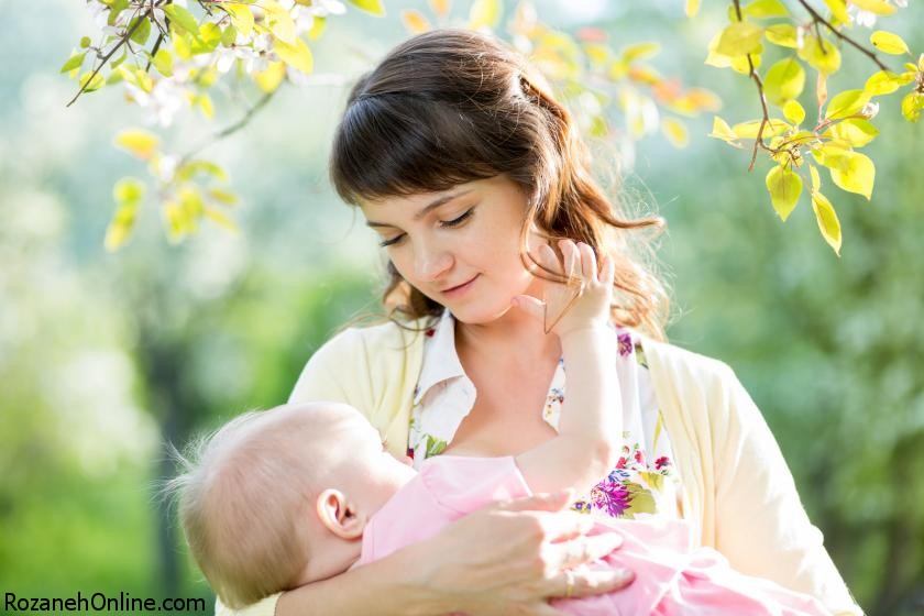 شیر مادر و افزایش سلامتی شیرخوار