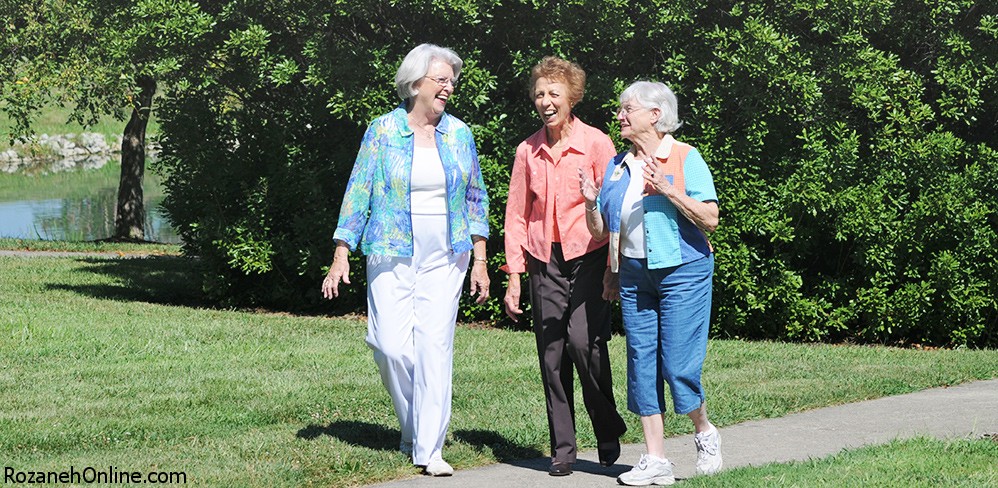 پیاده روی راه حلی برای سلامت سالمندان