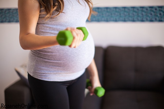 آیا در زمان حاملگی تمرین با وزنه میتوان انجام داد؟