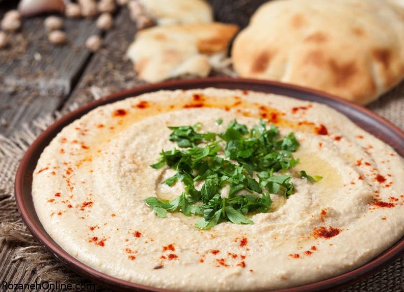 دستور پخت حموس یک غذای محبوب لبنانی