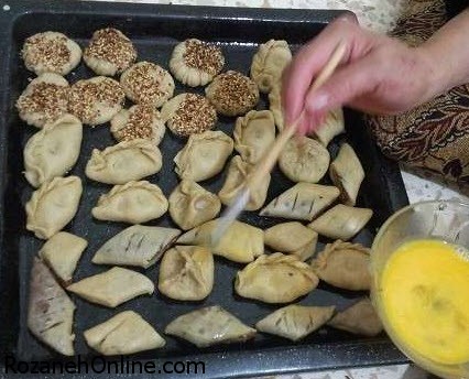 طرز تهیه شیرینی کلیجه شیرینی عید فطر عراقی ها