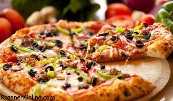 طرز تهیه پیتزا سبزیجات کاملا رژیمی و مغذی