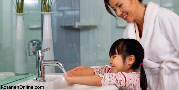 اهمیت شُستن دست‌ها برای کودک