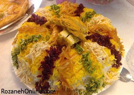 دستور پخت شیرازی پلو یک غذای کاملا مجلسی