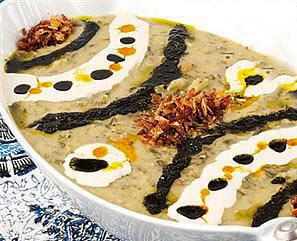 طرز تهیه آش خیار چمبر متعلق به استان مرکزی