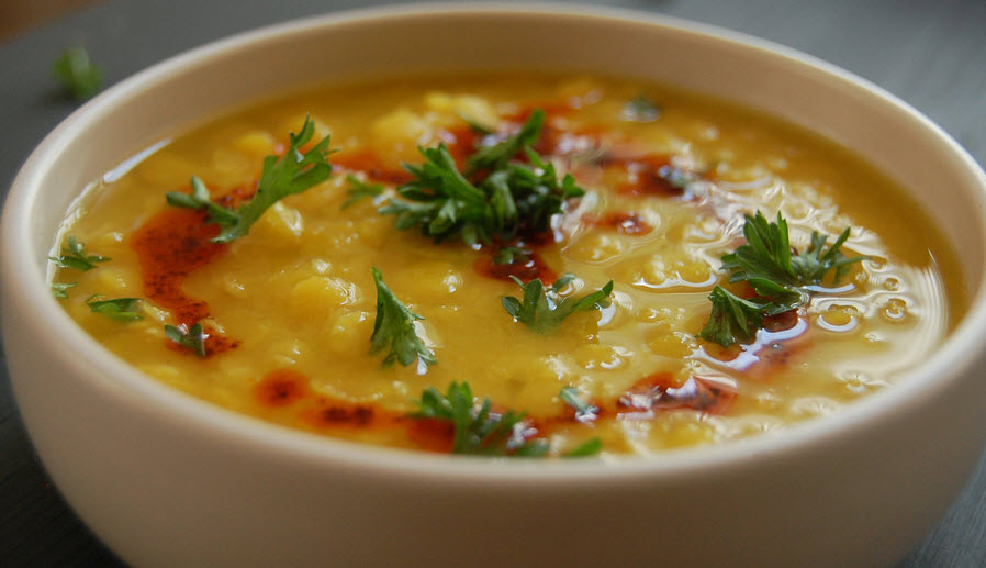 سوپ مرغ و سبزیجات را با استفاده از جو پرک تهیه کنید!