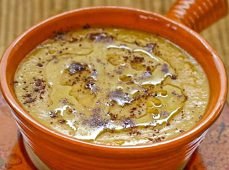 طرز تهیه سوپ نخود مدیترانه ای با استفاده از پودر زیره