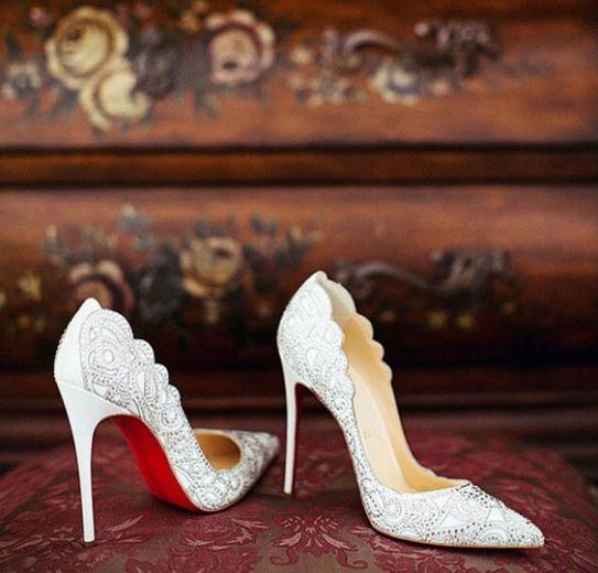 کالکشنی از انواع مدل کفش عروس پاشنه بلند سال 2018 - 97