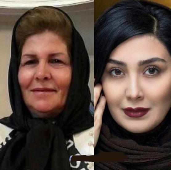 شباهت جالب مريم معصومی و مادرش + عکس