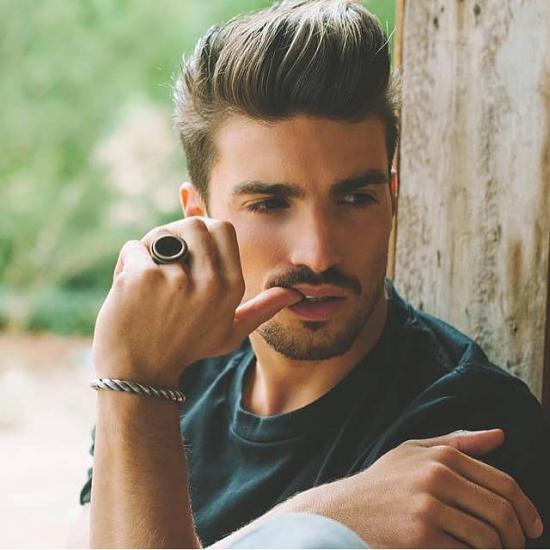 مدل مو مردانه برای صورت گرد و تپل مجلسی و جذاب
