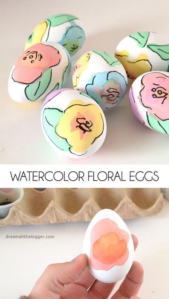 تزیین تخمه مرغ عید بسیار جذاب و زیبا + تصویر