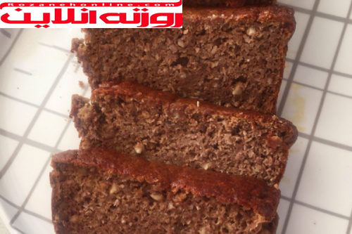 کیک رژیمی با موز سیاه