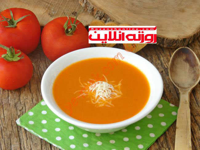آموزش سوپ گوجه فرنگی با متد رستوران های ترکیه