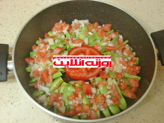طرز تهیه نوعی خوراک لوبیا سبز با متد ترکیه