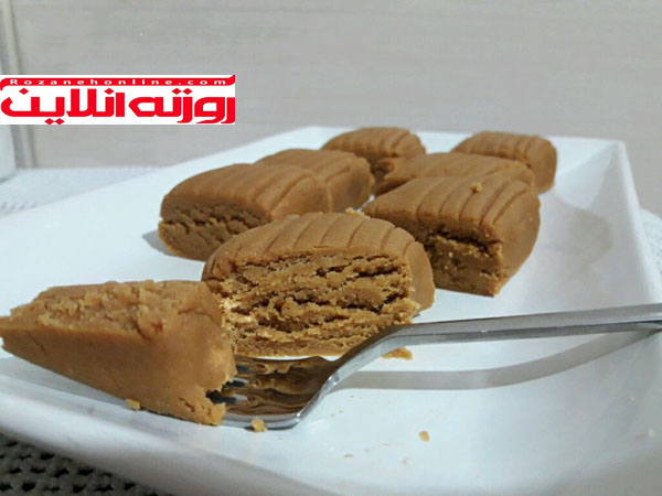 حلوای بدون روغن و فقط با دو ماده