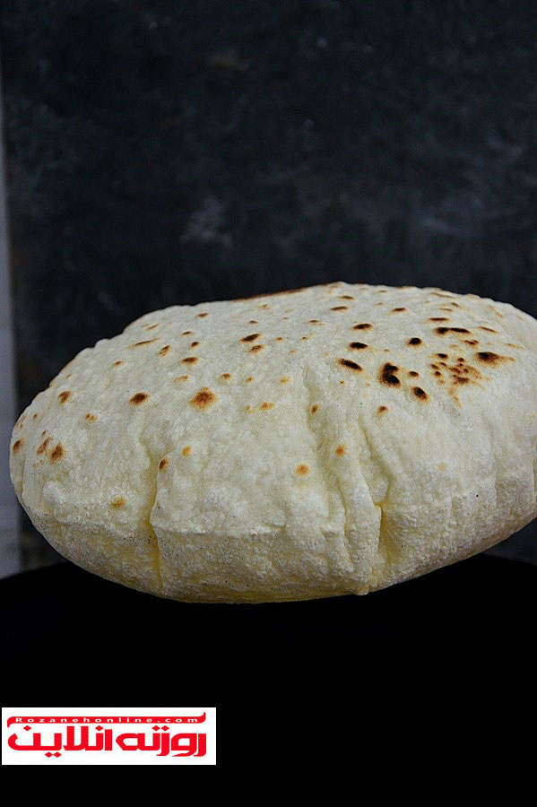 طرز تهیه نان لواش بادکنکی مخصوص ترکیه