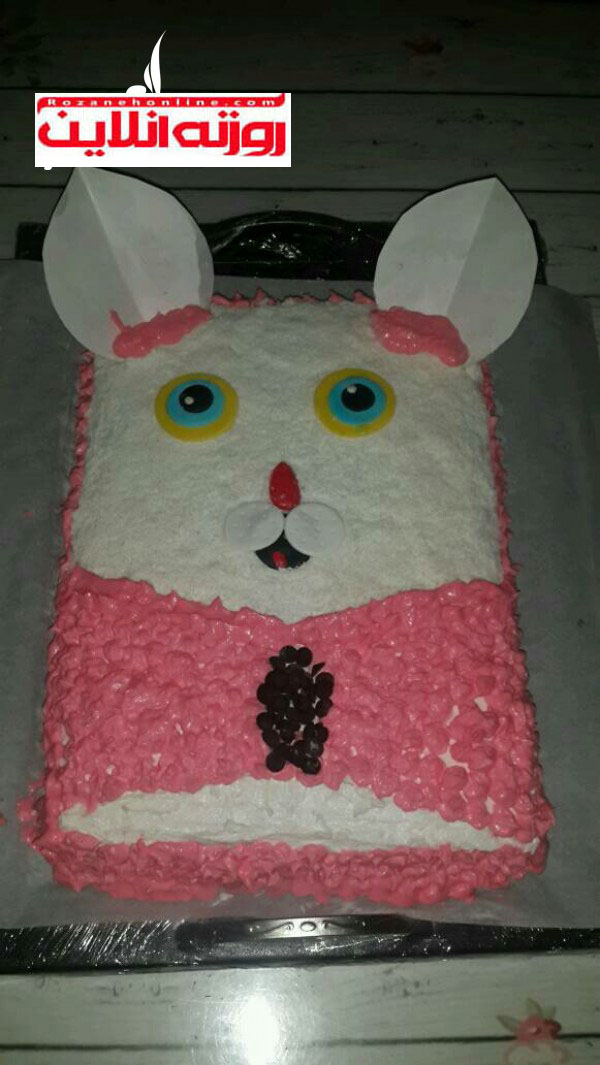 چگونه به آسانی کیک به شکل خرگوش درست کنیم